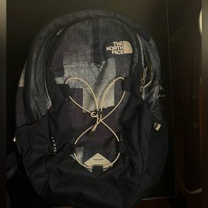 The North Face Jester Backpack (Navy Blue accents)
